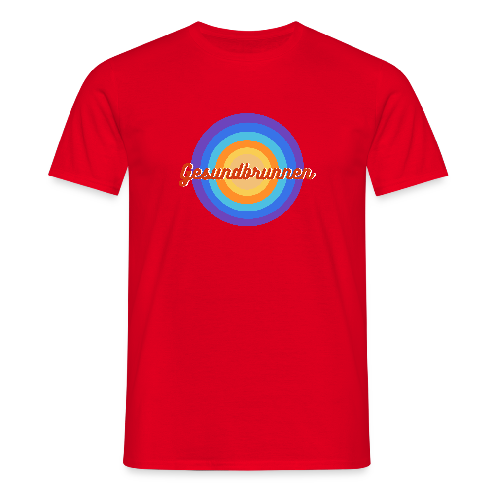 Gesundbrunnen Retro - Männer Premium T-Shirt - Rot
