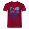 F'hain - Planet Earth - Männer Premium T-Shirt - Ziegelrot