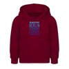 Wilmersdorf Planet Earth - Kinder Hoodie - Bordeaux