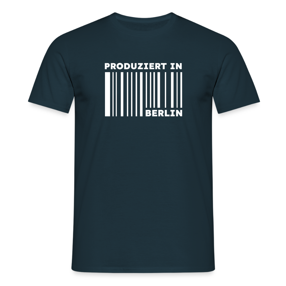 PRODUZIERT IN BERLIN - Männer Premium T-Shirt - Navy