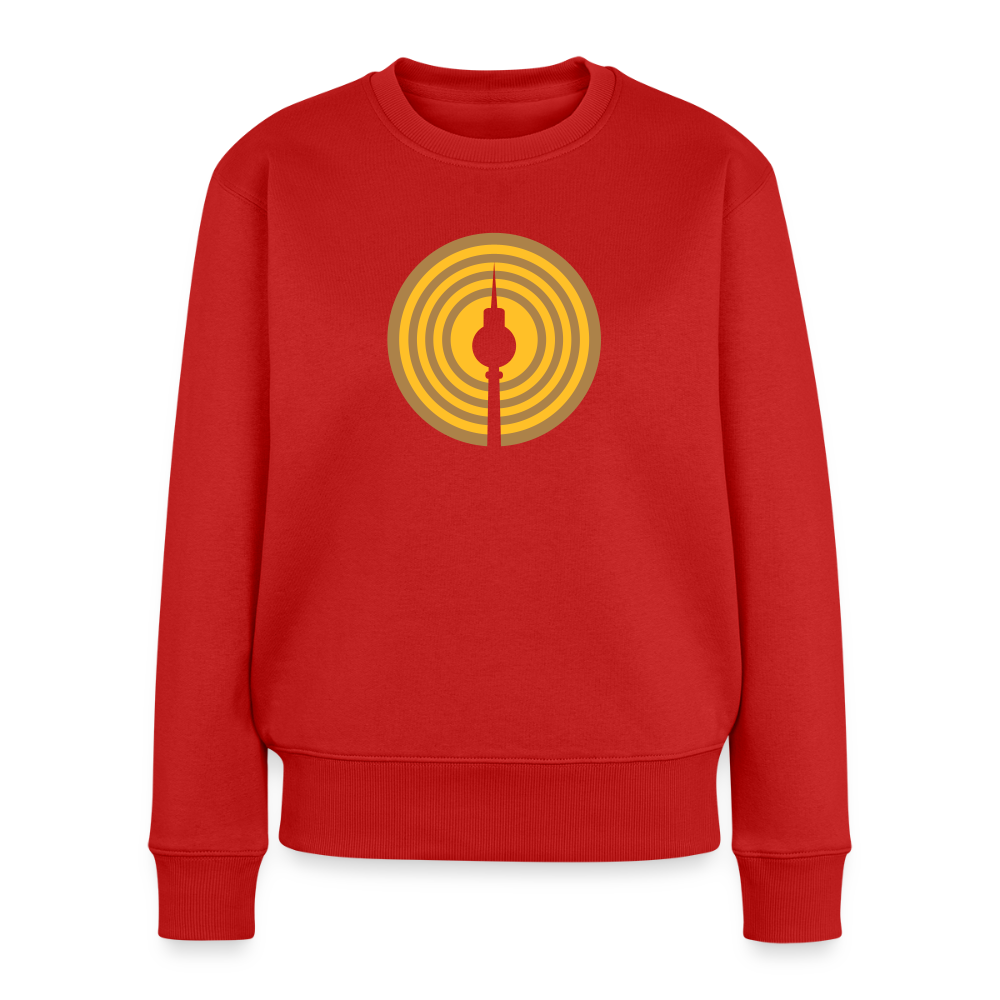 Funkturm im Fokus - Frauen Premium Pullover - Rot