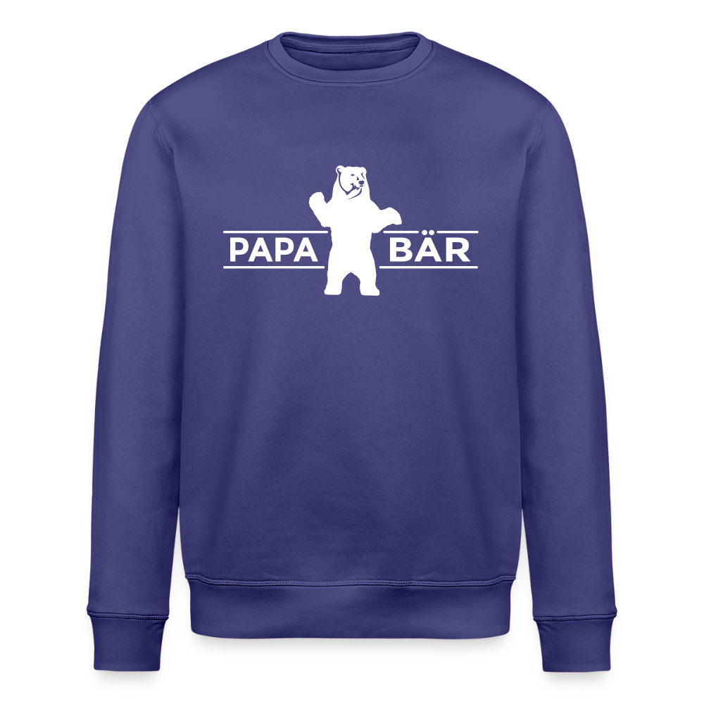Papa Bär - Unisex Bio Sweatshirt - Dämmerung
