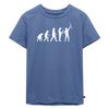 Evolution - Kinder Premium T-Shirt - Taubenblau