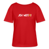 Jeh Weita! - Relaxed Rundhals Frauen Bio-T-Shirt - Rot