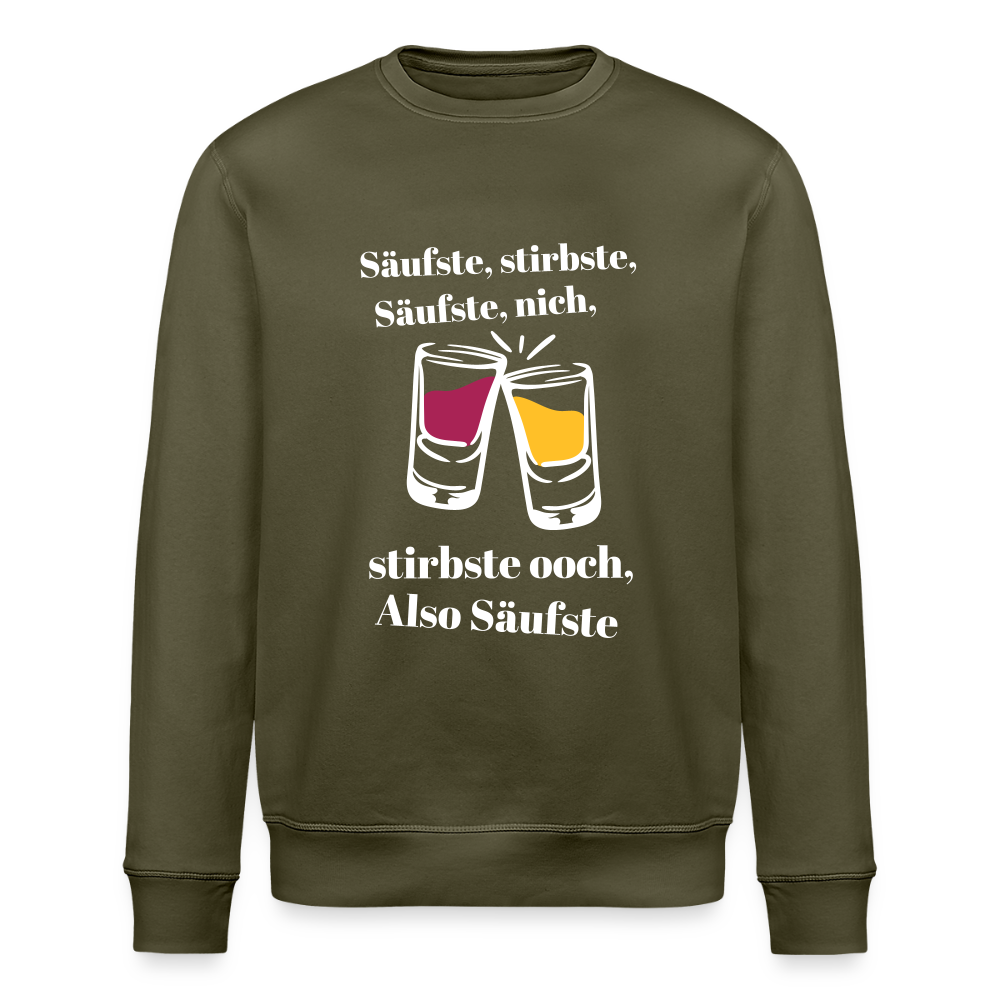 Säufste - Unisex Bio Sweatshirt - Khaki