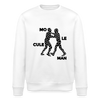 Mo le cule Man - Unisex Bio Sweatshirt - Weiß