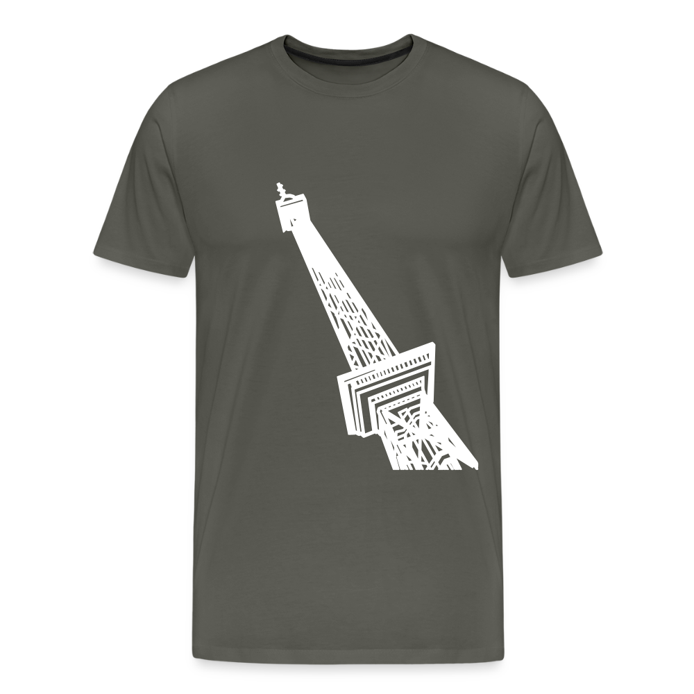 Der Funkturm - Männer Premium T-Shirt - Asphalt
