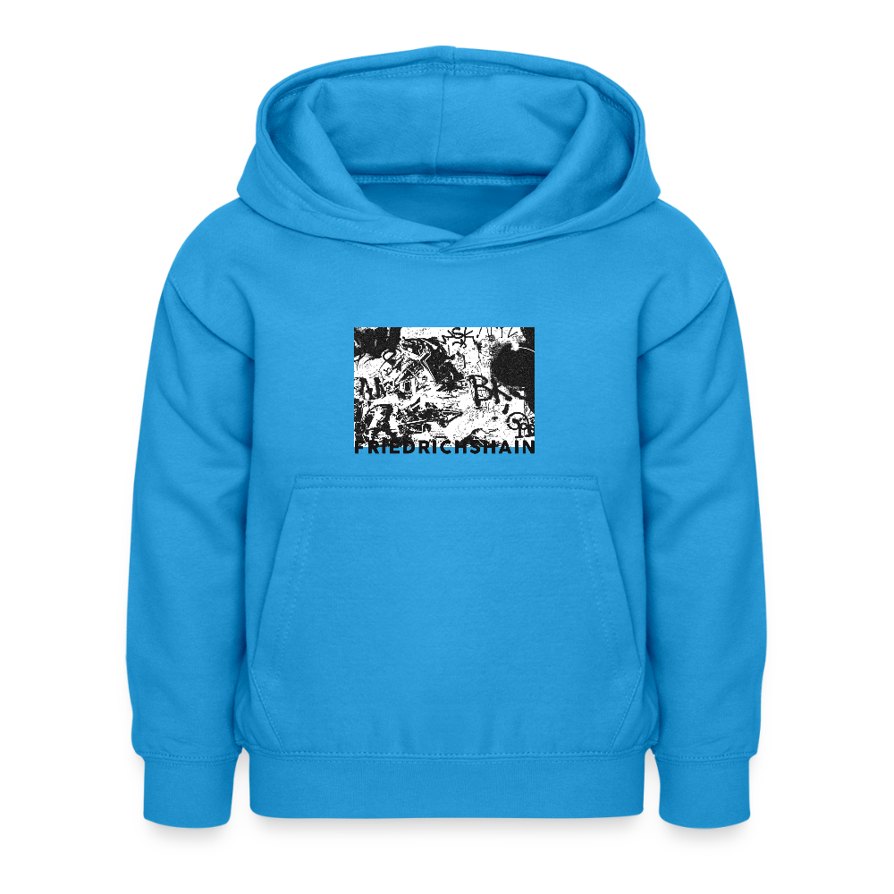 Friedrichshain Graffiti - Kinder Hoodie - Meeresblau
