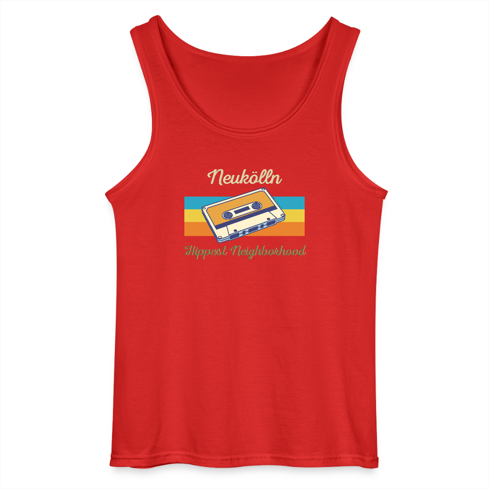 Hippes Neukölln - Männer Tank Top - Rot