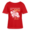 Neuseeland oder Neukölln - Relaxed Rundhals Frauen Bio-T-Shirt - Rot