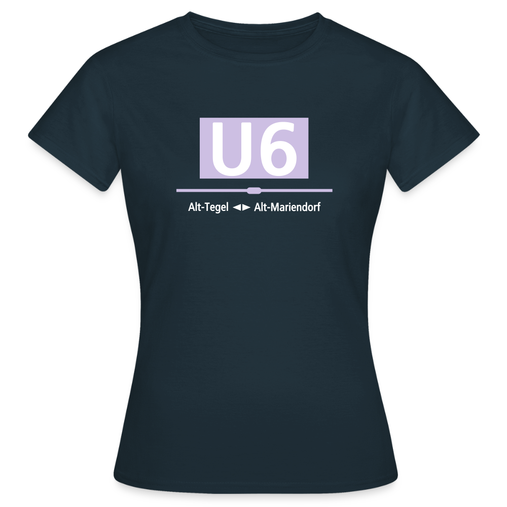 U6 - Frauen Premium T-Shirt - Navy