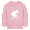Fahrradbär - Baby Bio Pullover - Hellrosa