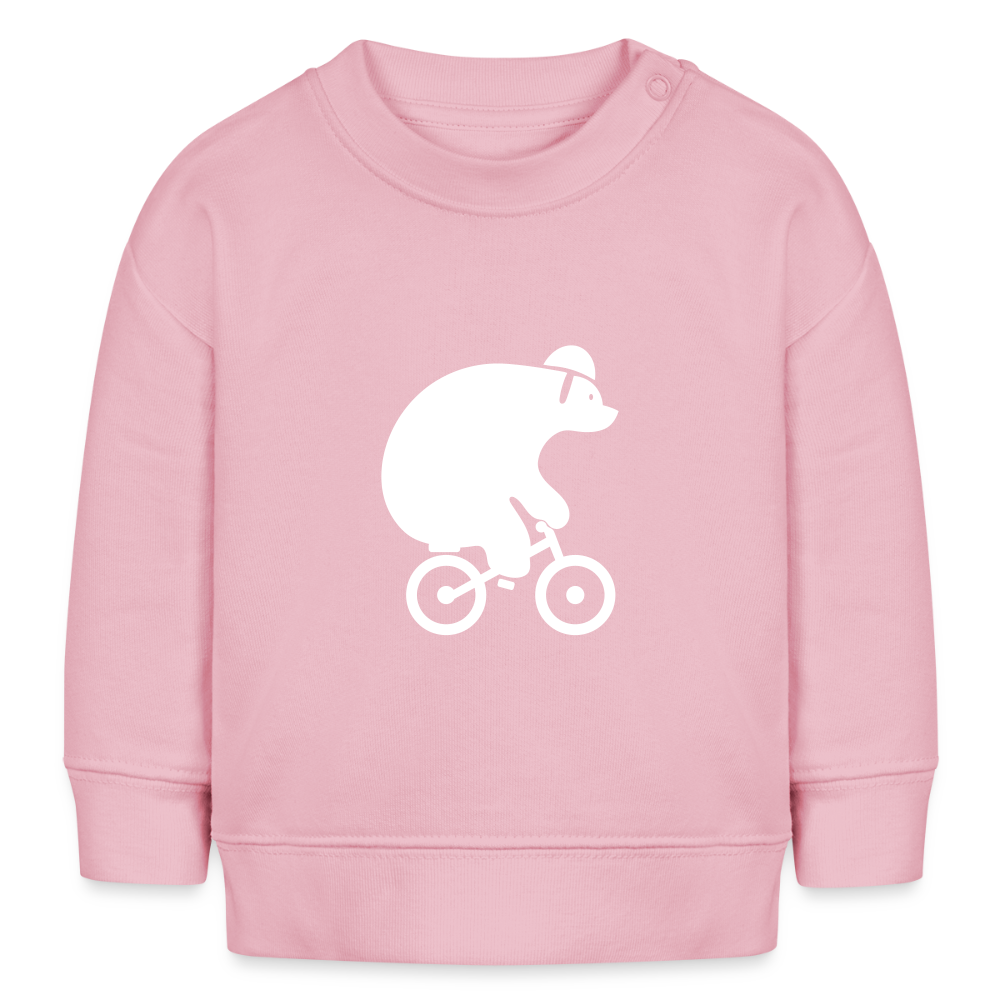 Fahrradbär - Baby Bio Pullover - Hellrosa