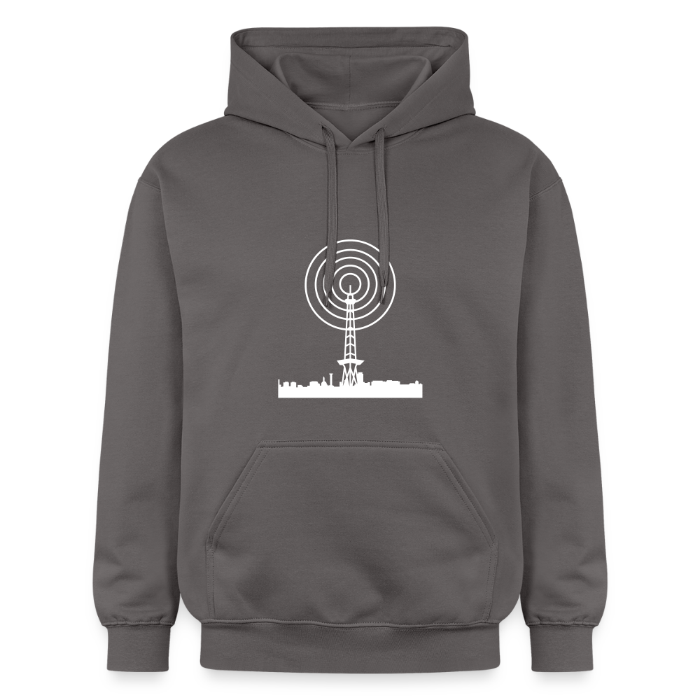 Funkturm im Fokus - Hoodie - Dunkelgrau