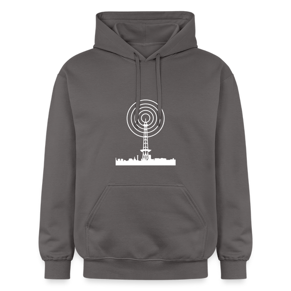 Funkturm im Fokus - Hoodie - Dunkelgrau