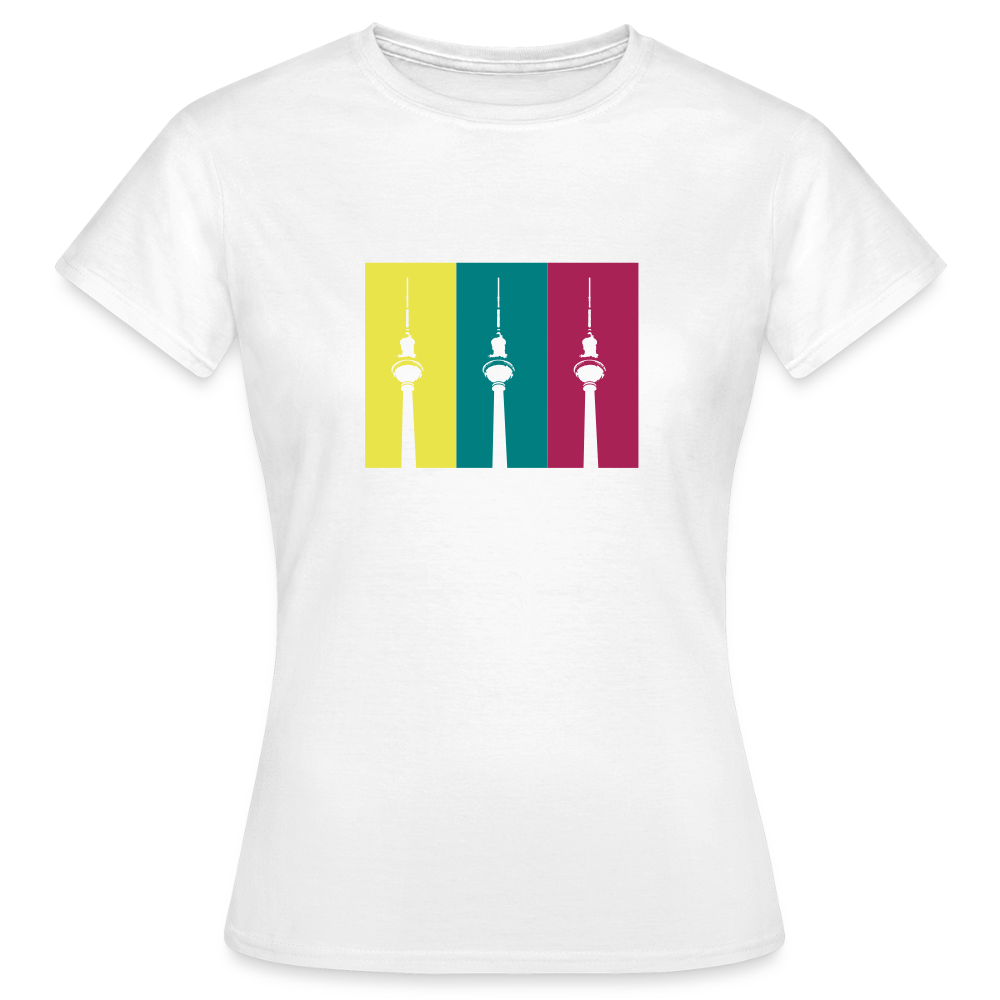 Berlin Retro - Frauen Premium T-Shirt - Weiß