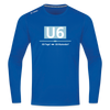 U6 - Männer Sport Langamshirt - Royalblau