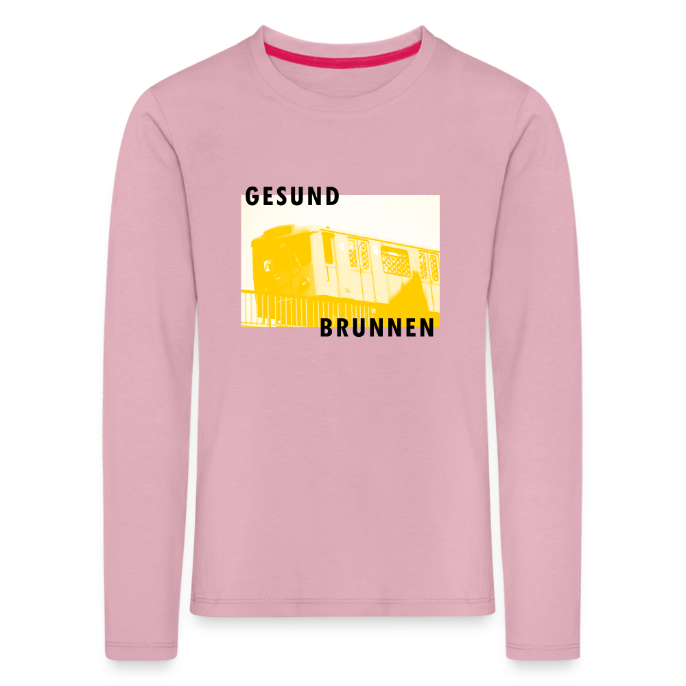 Gesundbrunnen Metro - Kinder Langarmshirt - Hellrosa