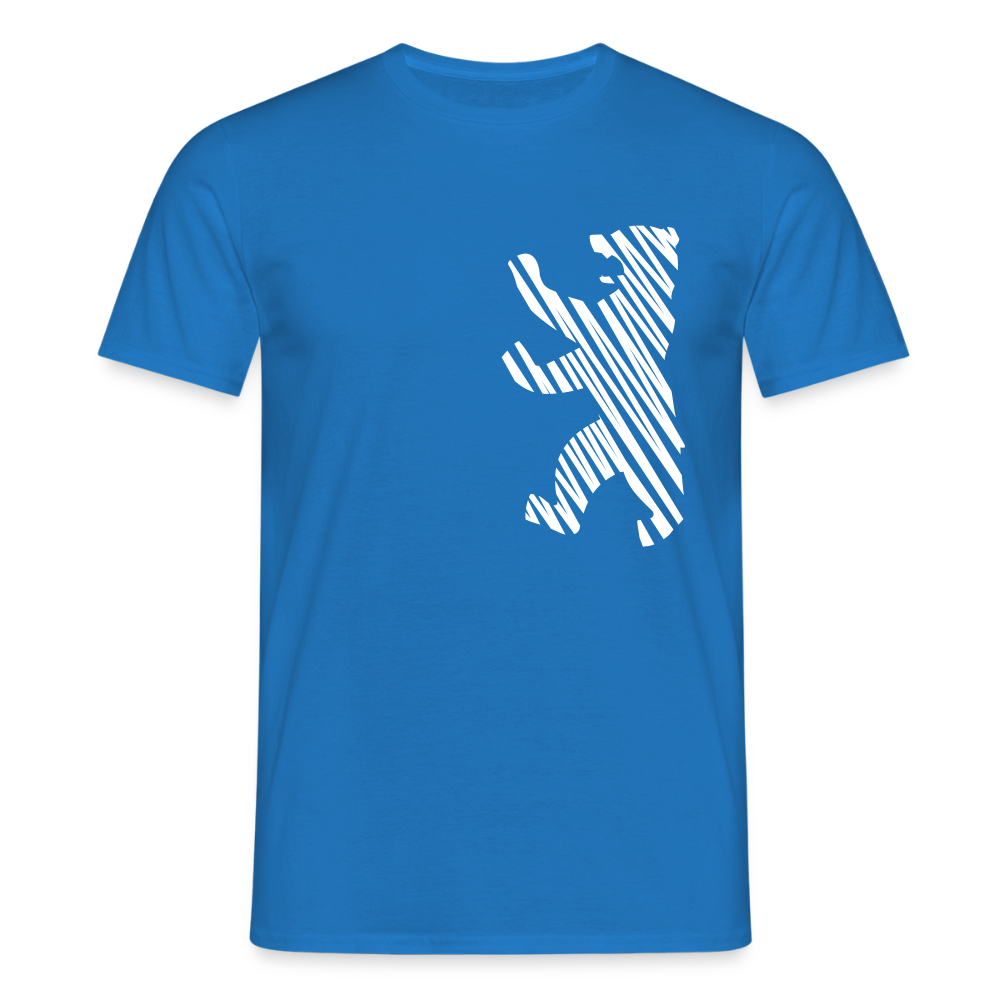 Berliner Bär im Netz - weiß - Männer Premium T-Shirt - Royalblau