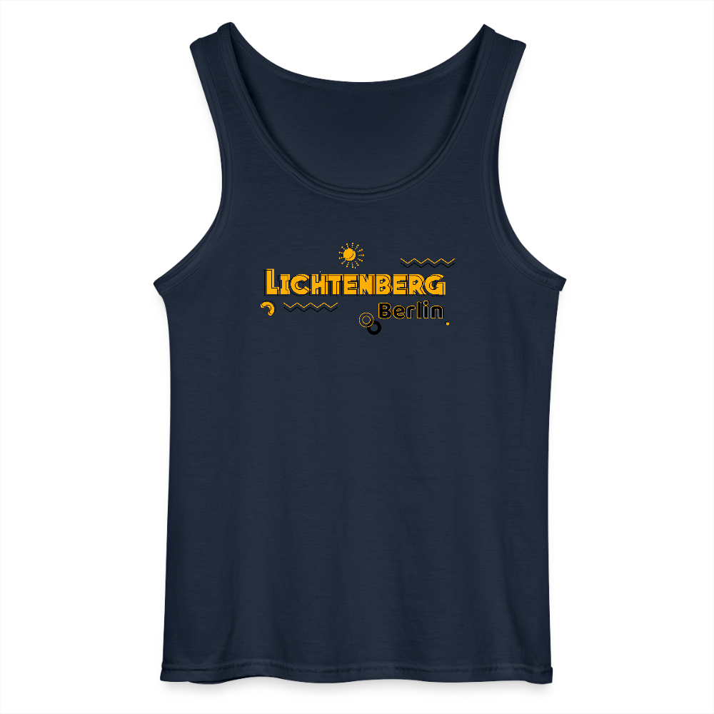 Lichtenberg - Männer Tank Top - Navy