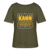 Wat Icke Kann, Kann Keener - Relaxed Rundhals Frauen Bio-T-Shirt - Khaki