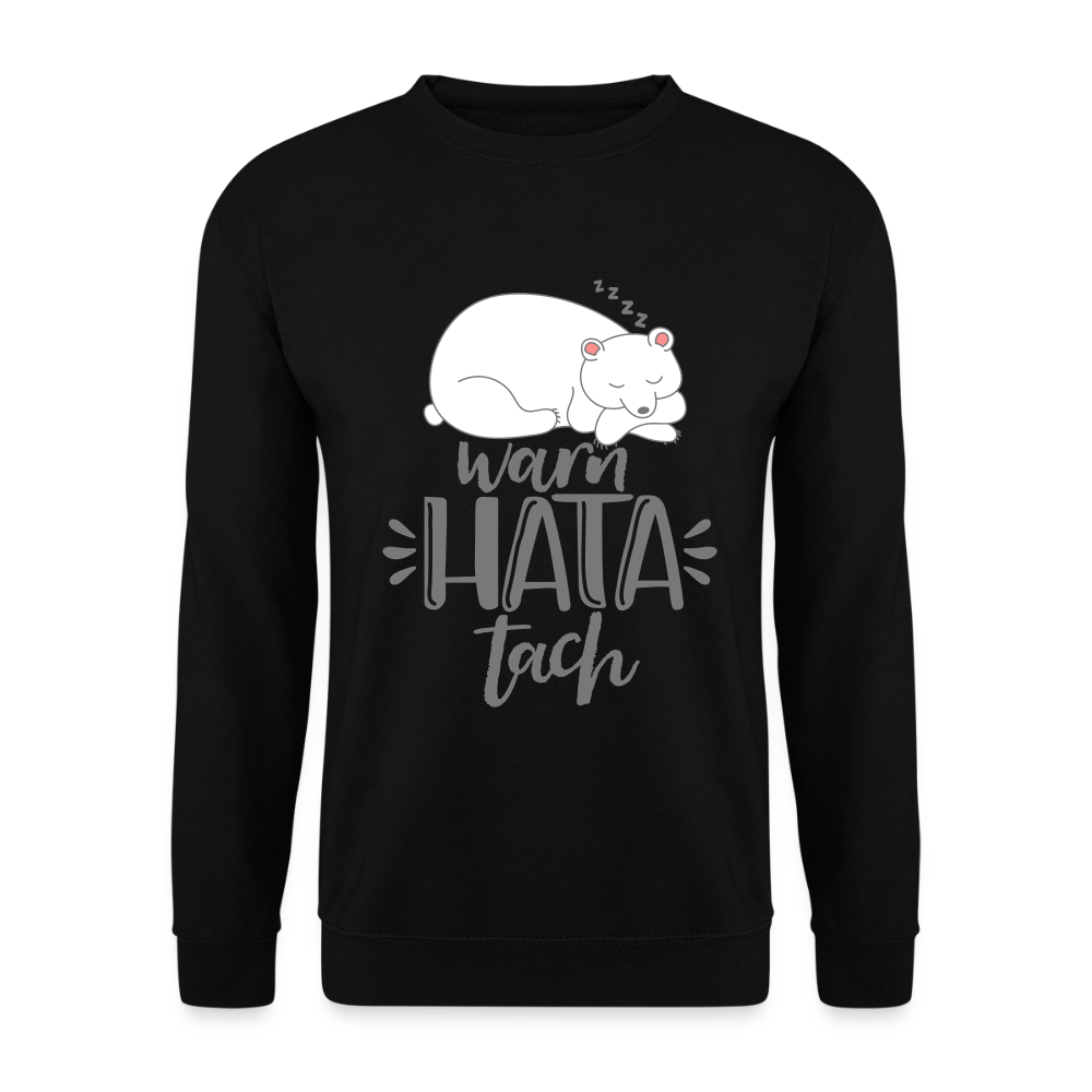 WarnHataTach - Unisex Pullover - Schwarz