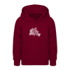 Berliner Finger - Teenager Hoodie - Bordeaux