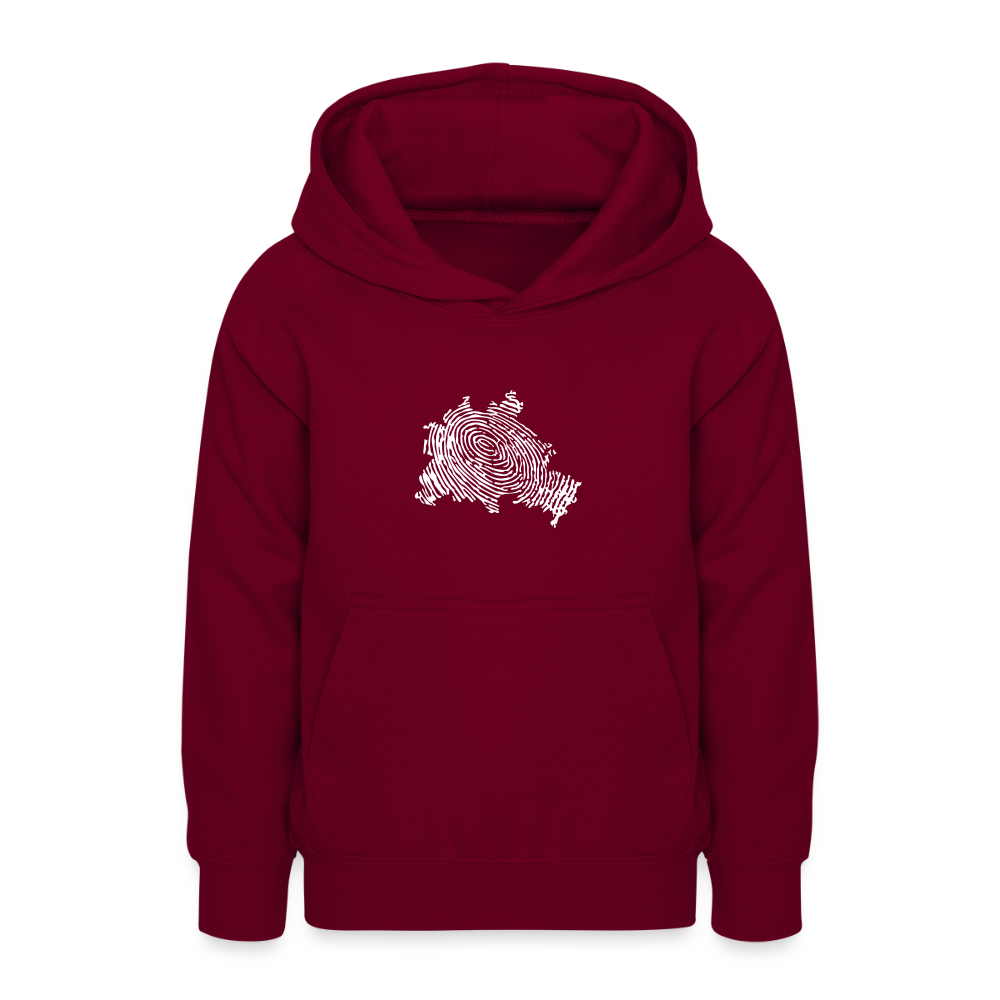Berliner Finger - Teenager Hoodie - Bordeaux