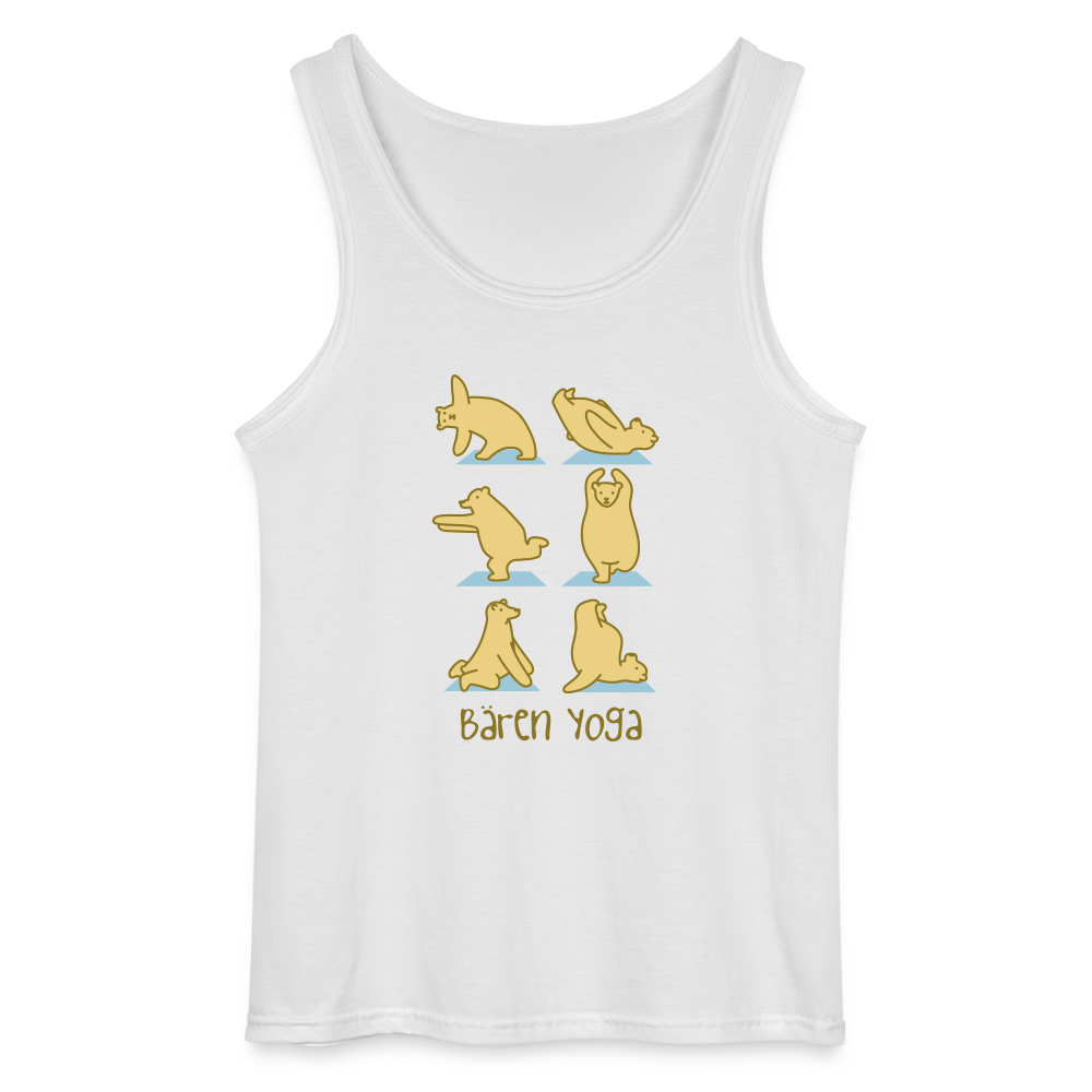 Bären Yoga - Männer Tank Top - Weiß