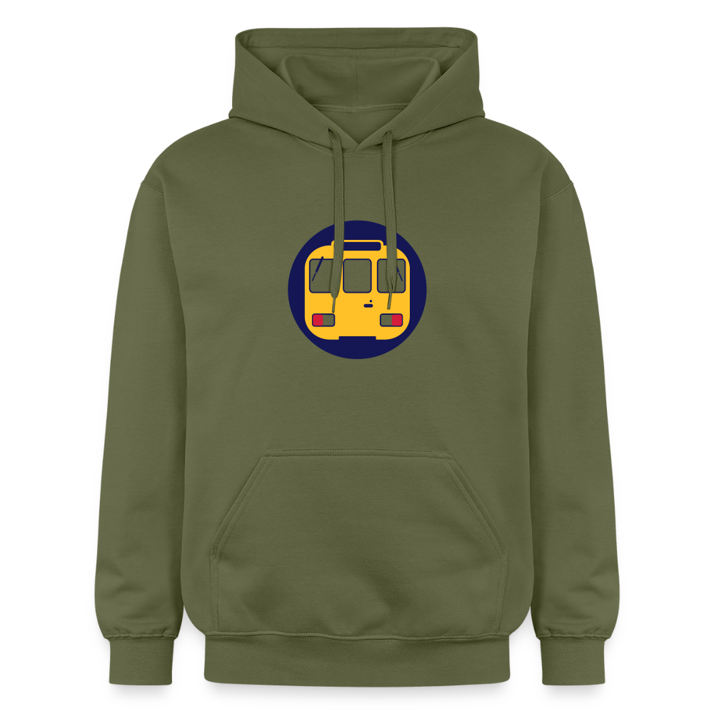 U-Bahntunnel - Hoodie - Militärgrün