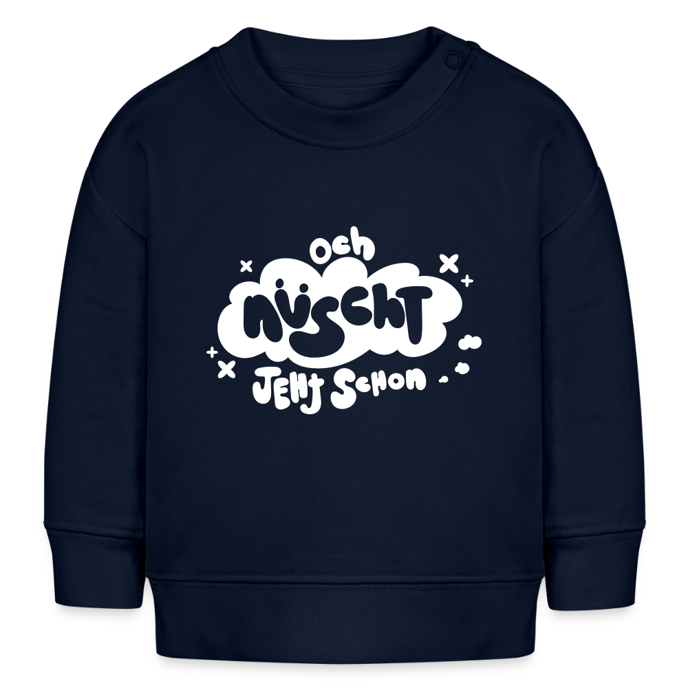 och nüscht jeht schon! - Baby Bio Pullover - Navy