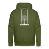 Funkturm im Fokus - Männer Premium Hoodie - Olivgrün