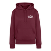 Jlücklich - Frauen Premium Hoodie - Burgunderrot
