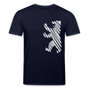 Berliner Bär im Netz - weiß - Unisex Bio T-Shirt - Navy