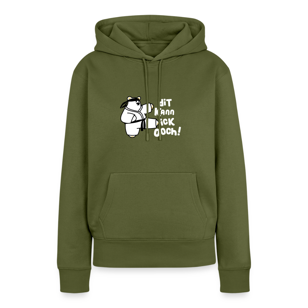 Dit kann ick ooch! - Frauen Premium Hoodie - Khaki