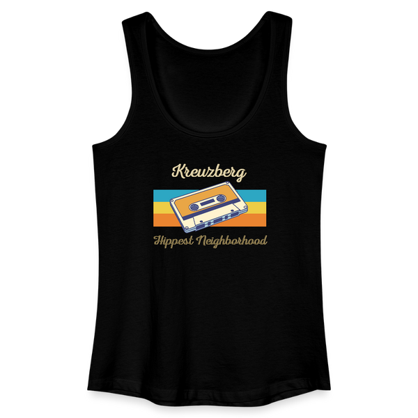 Kreuzberg Hippest Neighborhood - Frauen Bio Tank Top - Schwarz