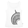 Der Turm von unten - schwarz - Frauen Bio Tank Top - Weiß