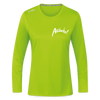 Auwacka! - Frauen Sport Langarmshirt - Neongrün