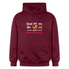 """Stell dir vor, du denkst und keener merkt's. - Hoodie - Maroon