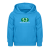 S2 - Kinder Hoodie - Meeresblau