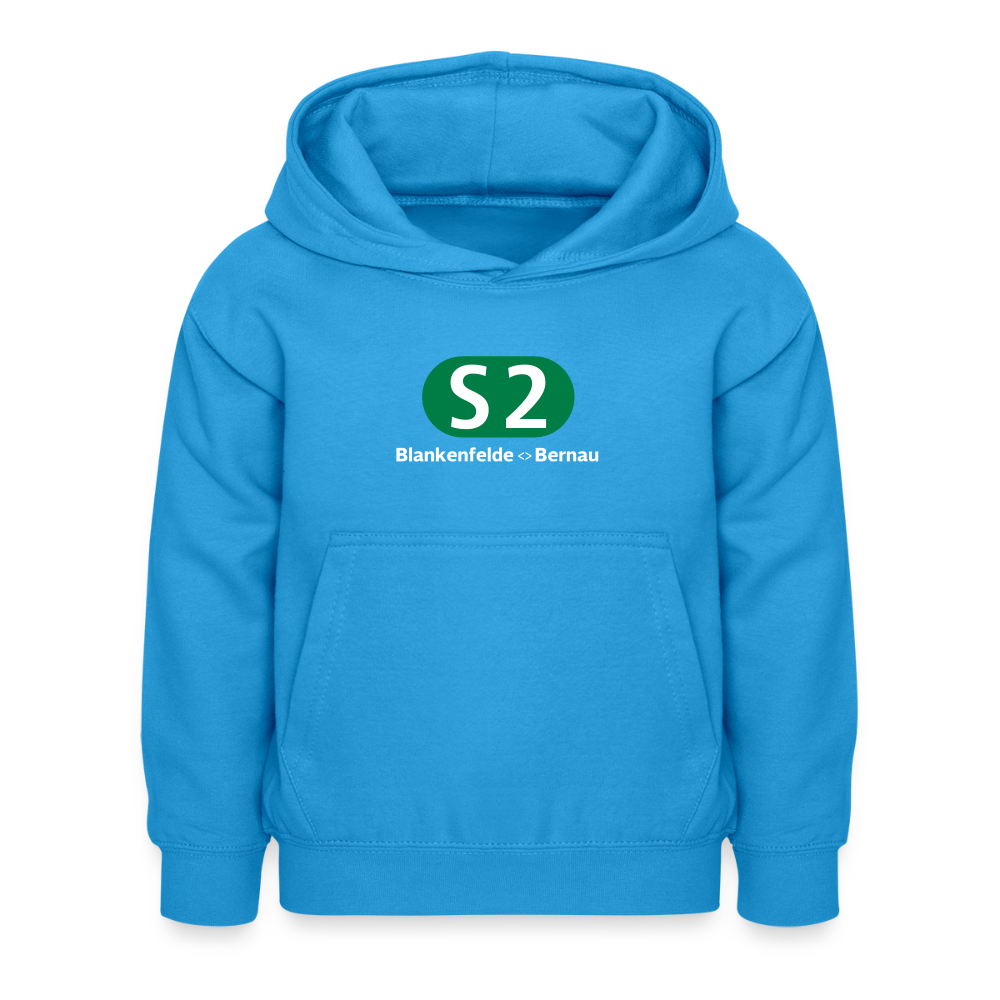 S2 - Kinder Hoodie - Meeresblau