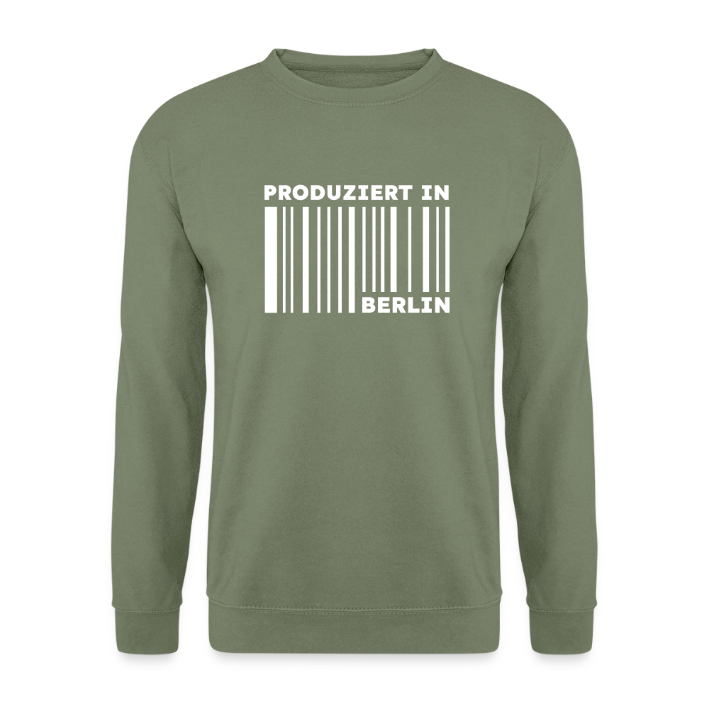 PRODUZIERT IN BERLIN - Unisex Pullover - Armeegrün