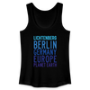Lichtenberg Planet Earth - Frauen Bio Tank Top - Schwarz