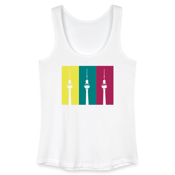 Berlin Retro - Frauen Bio Tank Top - Weiß
