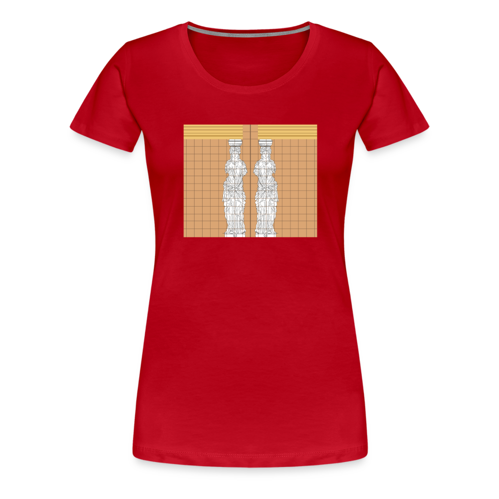 Residenzstrasse - Frauen Premium T-Shirt - Rot