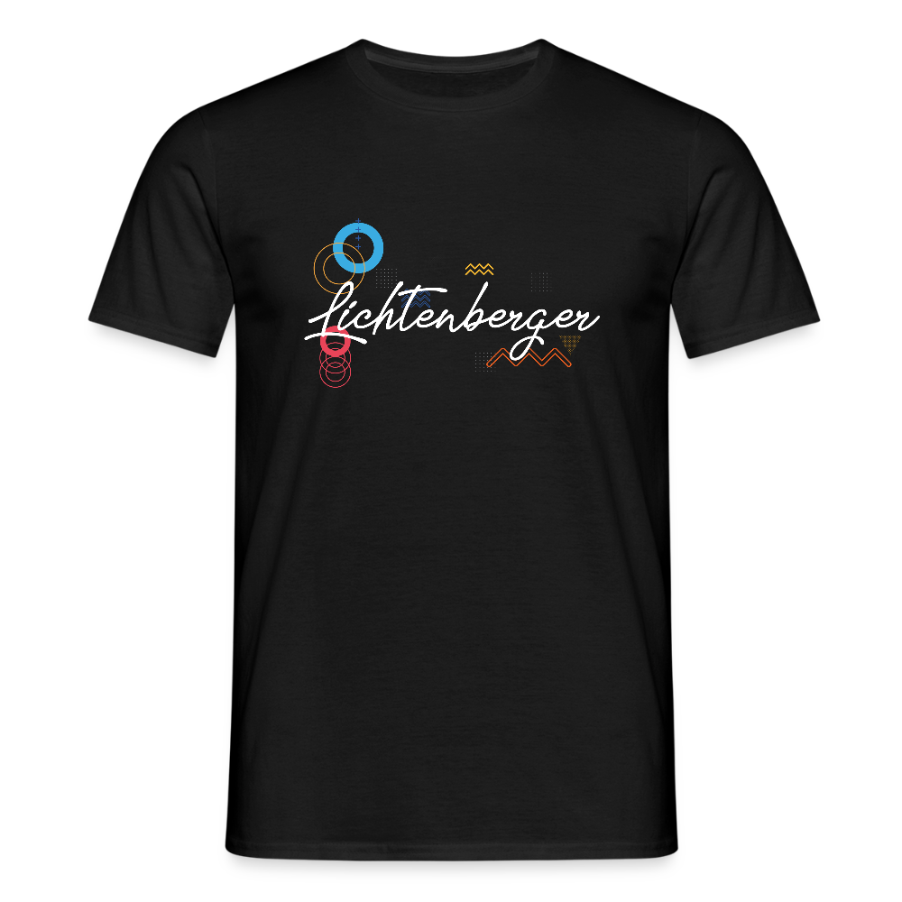Lichtenberger - Männer Premium T-Shirt - Schwarz