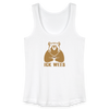 ick wees - Frauen Bio Tank Top - Weiß