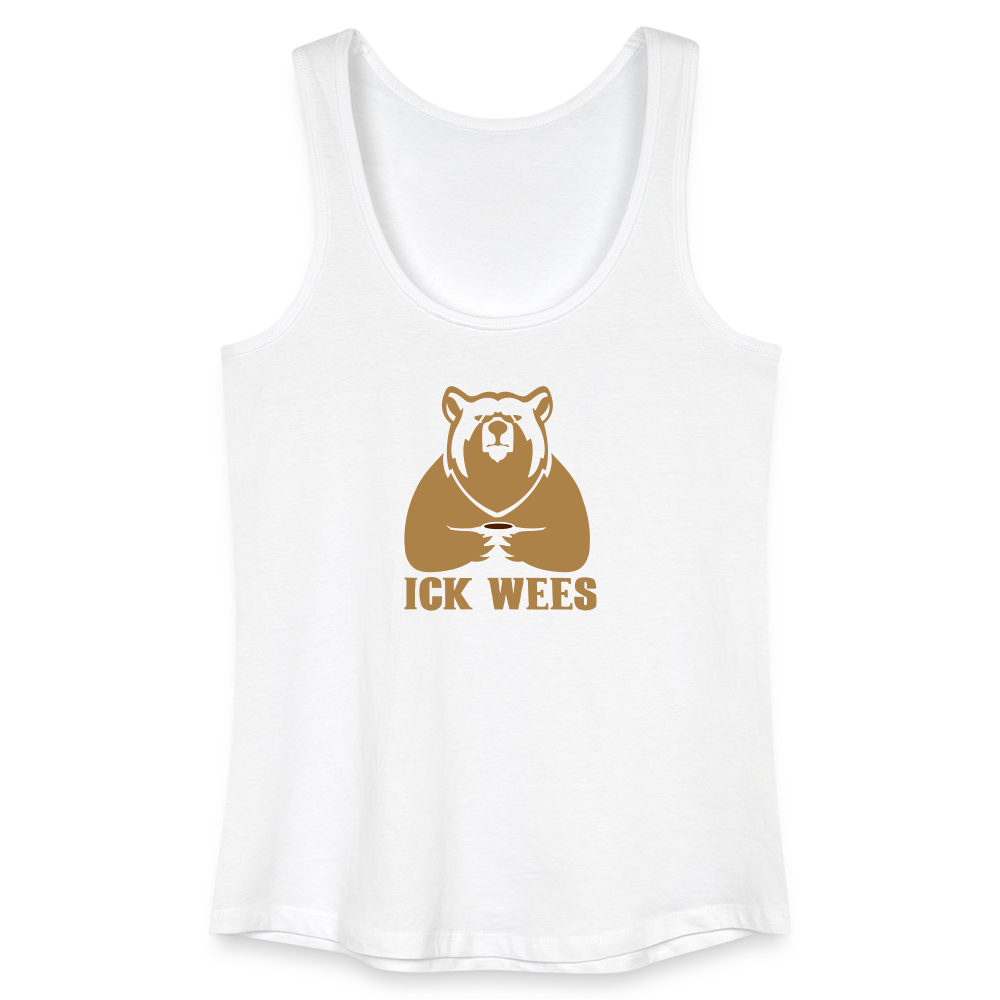 ick wees - Frauen Bio Tank Top - Weiß