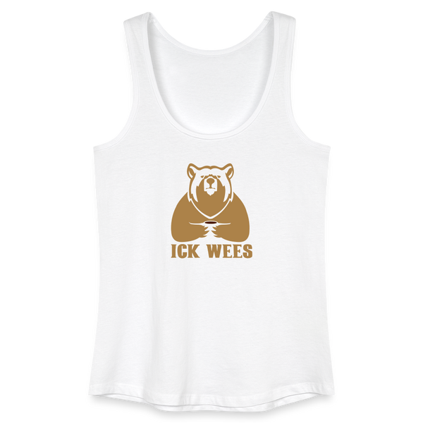 ick wees - Frauen Bio Tank Top - Weiß
