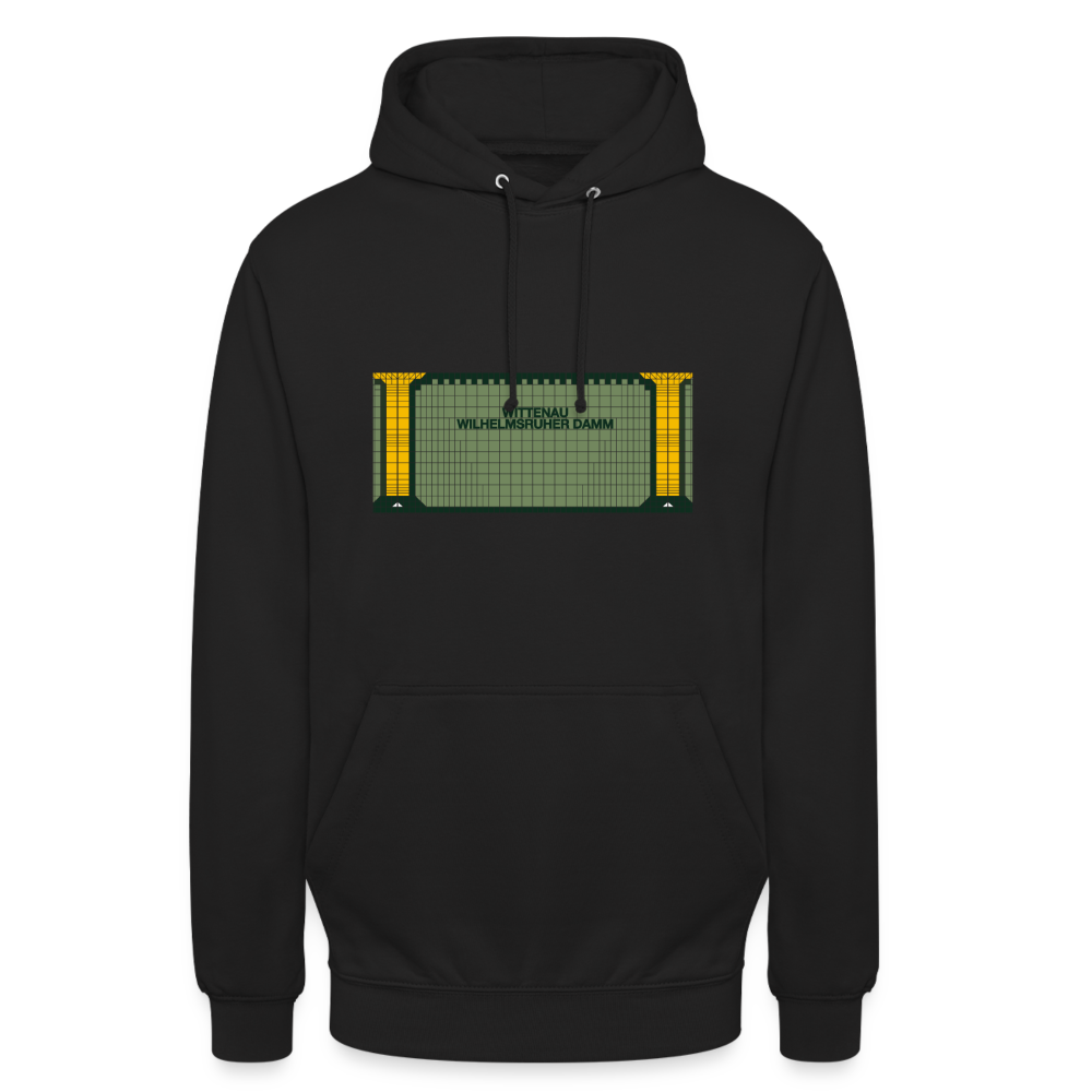 Wittenau Wilhelmsruher Damm - Unisex Hoodie - Schwarz